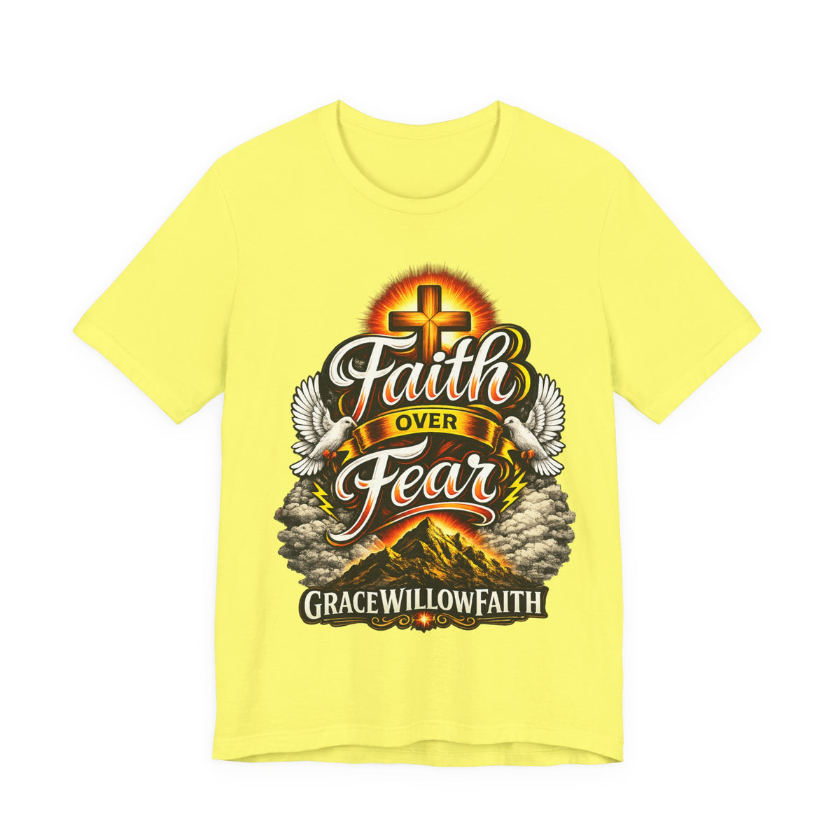 Faith Over Fear – Christian Inspirational T-Shirt